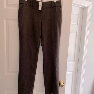 LOFT Textured Gray Trouser, NWT